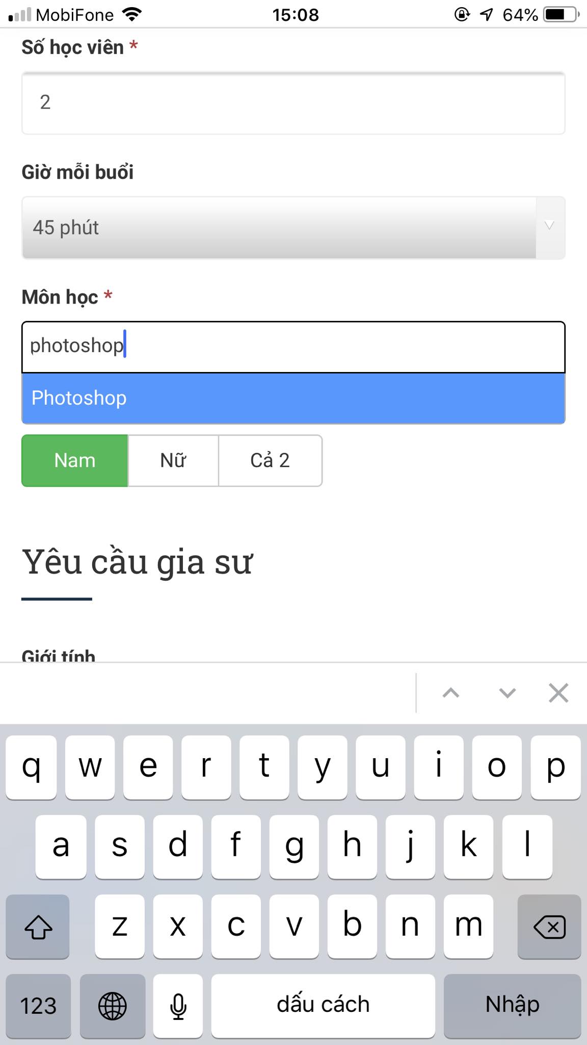 Học phí Photoshop